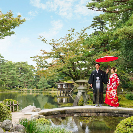 「兼六園」での前撮りがおすすめ！