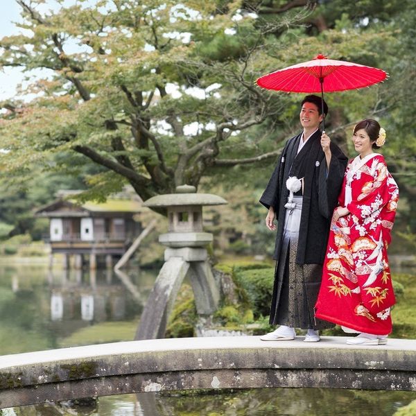 兼六園での前撮り撮影は、和装＆ドレスもどちらも叶うのは当館ならでは！|ラグナヴェール金沢の写真(4033384)
