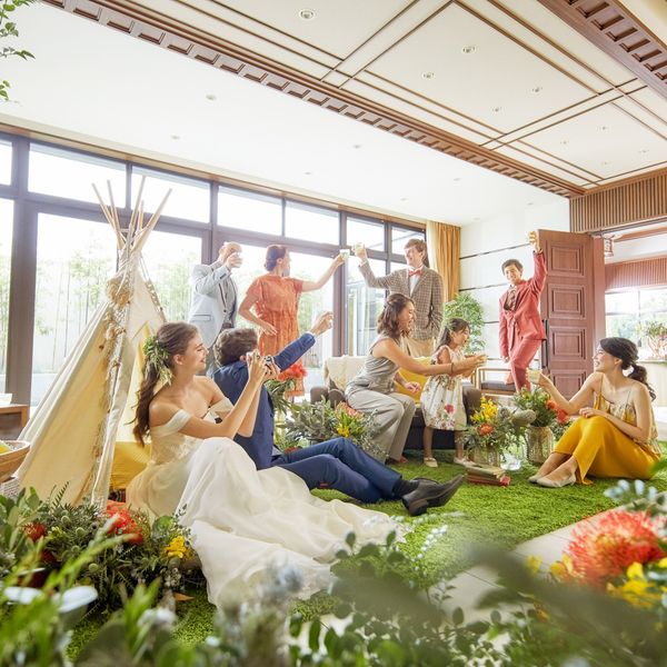 インナーガーデンでは、ゲストと共にくつろごう|ラグナヴェール金沢の写真(8088030)