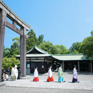 憧れの花嫁行列|大阪城西の丸庭園 大阪迎賓館の写真(3704169)