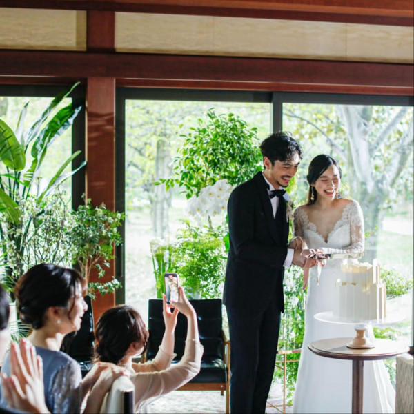 1日2組限定だから進行や演出、おもてなしにゆったりと時間と空間を使うことができる。