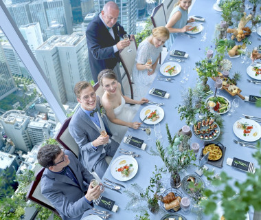 オリコンランキング1位受賞のお料理でゲストをおもてなし