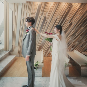 ファーストミートは天空のチャペルで|The 33 Sense of Wedding(ザ・サーティースリー・センス・オブ・ウエディング)の写真(46081477)