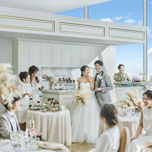 デザートビュッフェや立食スタイル等もおふたりのスタイルにあわせてご提案♪|The 33 Sense of Wedding(ザ・サーティースリー・センス・オブ・ウエディング)の写真(21182666)