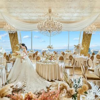 【月1BIG*ドレス&挙式料無料】天空チャペル×花嫁ALL体験×試食