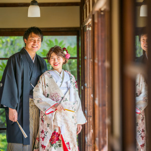 前撮りも結婚式と同じカメラマン、ヘアメイクが担当するので安心です|キングスウェル（オズブライダル）の写真(45087670)