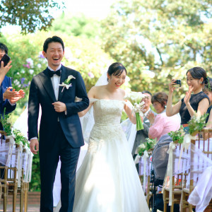 【Garden Ceremony】大切な人たちが自然あふれる空間で祝福|山手十番館ウエディング ハウス&ガーデンの写真(43393929)