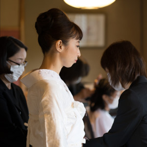 ご列席者様のヘアメイクや着付けもご予約制で可能です。|二葉楼の写真(43659907)