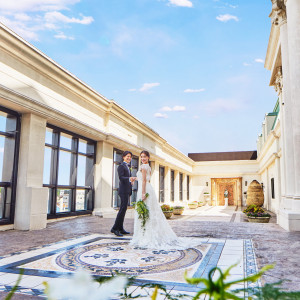 フラワーシャワーなどのガーデンセレモニーを叶えて|ノートルダム下関/FIVESTAR WEDDINGの写真(50587512)