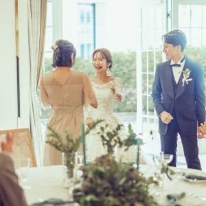 ゲストと笑顔あふれるアットホームなお時間を過ごせる|ノートルダム下関/FIVESTAR WEDDINGの写真(50586818)