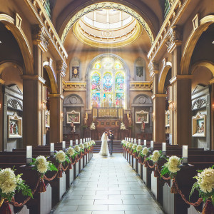 大切なゲストに見守られ、これから始まるふたりの人生を誓います|ノートルダム下関/FIVESTAR WEDDINGの写真(50587102)