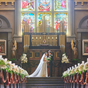 ゲストの祝福と笑顔に包まれる幸せに充ちたセレモニーを|ノートルダム下関/FIVESTAR WEDDINGの写真(50586812)