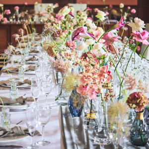 専属フローリストがおふたりらしいコーディネートをお作りします|ノートルダム下関/FIVESTAR WEDDINGの写真(50588304)