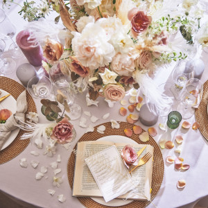 専属フローリストがおふたりらしいコーディネートをお作りします|ノートルダム下関/FIVESTAR WEDDINGの写真(50588318)