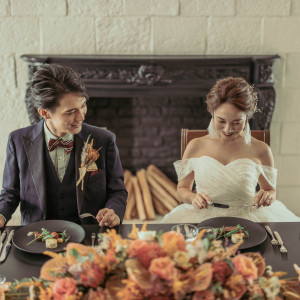 お選び頂いた特別なコースに舌鼓|ノートルダム下関/FIVESTAR WEDDINGの写真(23232235)
