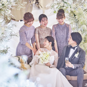 専属フローリストがおふたりらしいコーディネートをお作りします|ノートルダム下関/FIVESTAR WEDDINGの写真(50588313)