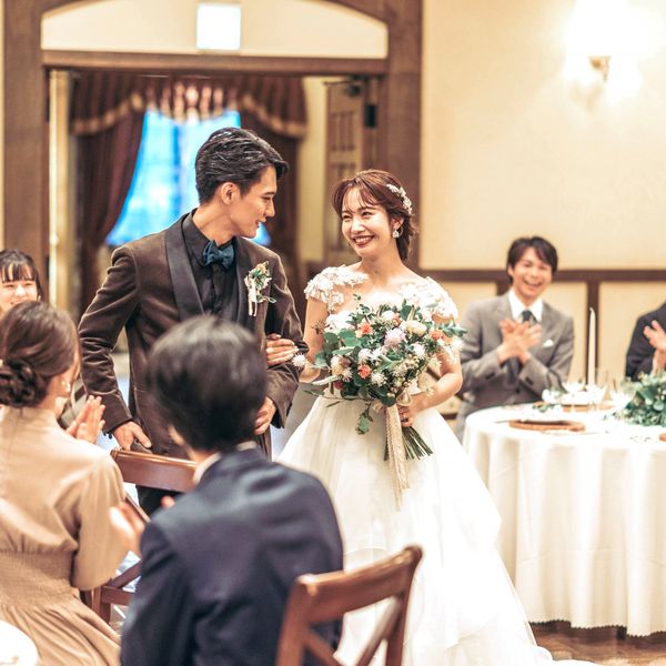 ゲストの方に囲まれて忘れられない時間を。|ノートルダム下関/FIVESTAR WEDDINGの写真(26610856)