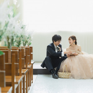 恵日記：おふたりの宝物のような思い出や記憶が、日記を見返したときに鮮やかに生き返るように……という願いを込めて、『恵日記』と表現しました。|THINGS Aoyama Organic Garden.dthの写真(51907084)