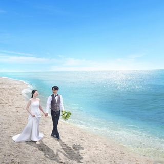 直前◎《160万×挙式×ドレス無料*》海×緑の貸切party&和牛♪