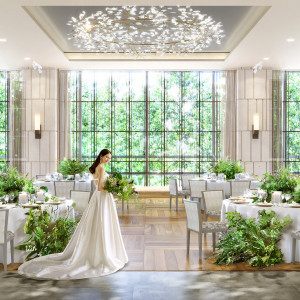 2025年12月グランドオープンの新会場！ケヤキ並木のパノラマビューが楽しめる陽光溢れる新会場が誕生。専用リビングルームもすべて貸切で、緑と光に包まれゲストに心から寛いで|ザ ストリングス 表参道の写真(55088217)