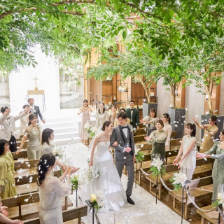 【NEW*人前式フェア】最大120万特典☆緑溢れるチャペル×絶品試食