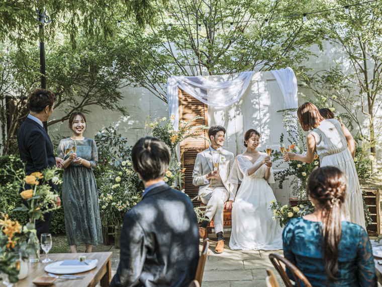 親しい家族を迎えてアットホームな結婚式が叶う