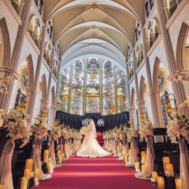 残枠2*連休限定《AM来館*挙式無料》記憶残る大聖堂&美食/4万試食