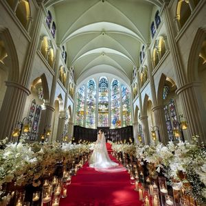 《AM来館*挙式無料》記憶に残る大聖堂と美食！黒毛和牛4万試食付