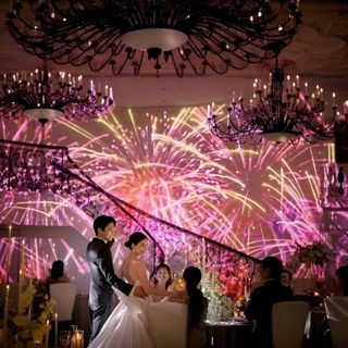 トレンド花嫁に◎SNSで話題の最新マッピング演出*絶品4万試食
