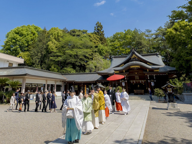 ご両家を和(むすぶ)結婚式|神社婚〜ご会食まで