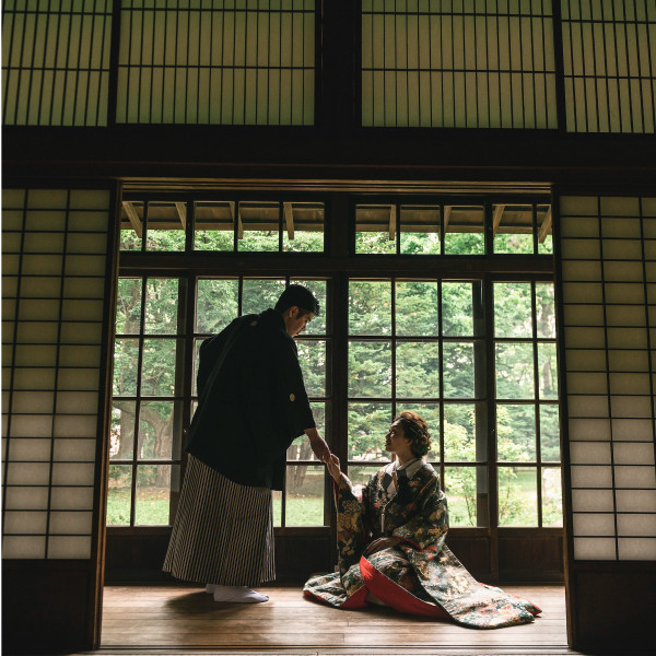 日本庭園や歴史的建造物など和装が映えるロケーションをご提案