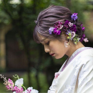 素敵なヘアセットでのワンショット|京都祝言 SHU:GENの写真(45451389)