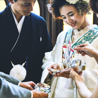 古来日本の美しさを感じる挙式「祝言式」