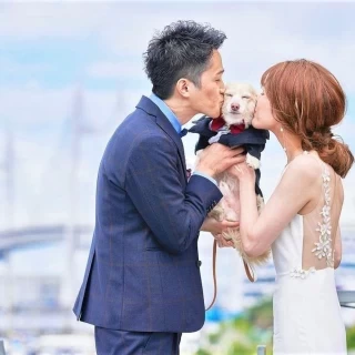 【ワンちゃんと一緒に挙式フェア♪】ウッドデッキでワンちゃんと想い出を♪