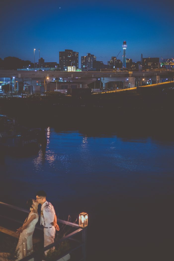 夕方から夜はまさに「横浜らしい」フォトスポット♪お気軽にお問い合わせをください♪