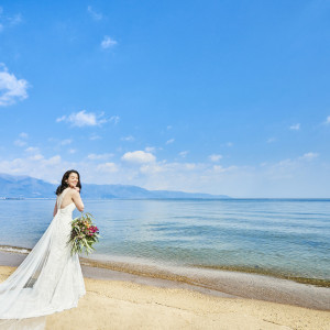 人気チャペルや琵琶湖でのロケフォト撮影が叶う！フォトWプラン