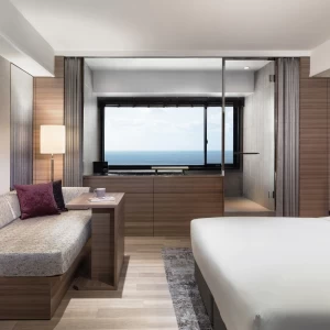 客室の一例（温泉ビューバス付きプレミアルーム キング）|南紀白浜マリオットホテルの写真(2380103)