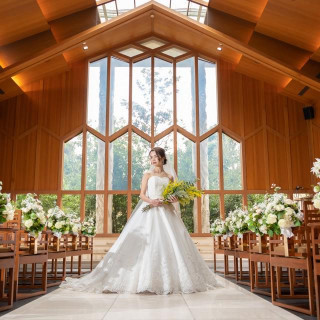 暖かみのあるチャペルは少人数のゲストにもピッタリ