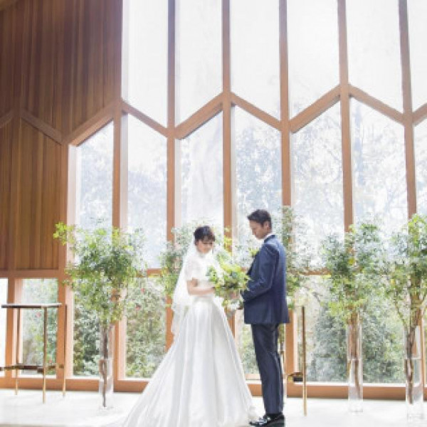 チャペルは自然光も入るので写真映えもバッチリ