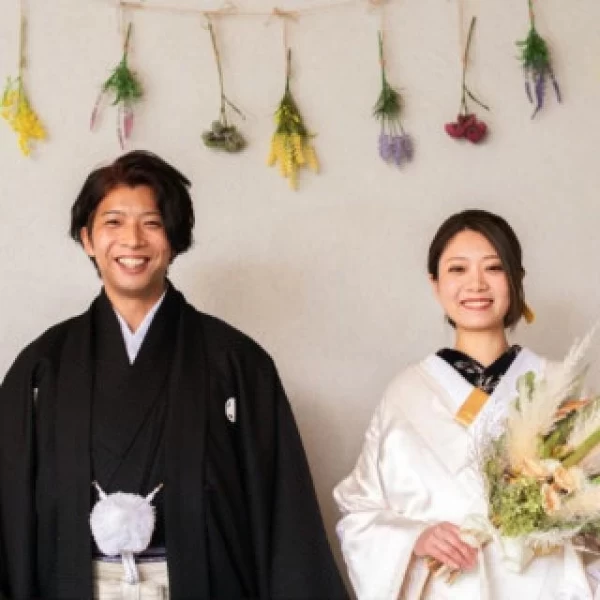 和装での前撮りも人気です＊