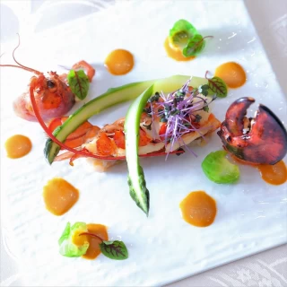【料理重視派】和牛×オマール海老の食べ比べ試食×料理ランクUP特典