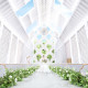天井高10m*緑と自然光あふれるチャペルでの人前式