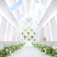 天井高10m*緑と自然光あふれるチャペルでの人前式
