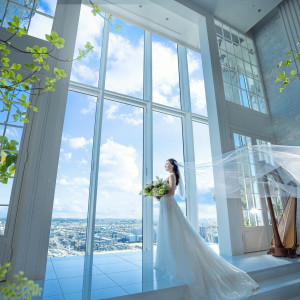 空と光に包まれた、特別なフォトウエディング