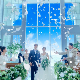 初見学にオススメ◎憧れ花嫁体験*絶景チャペル＆豪華試食