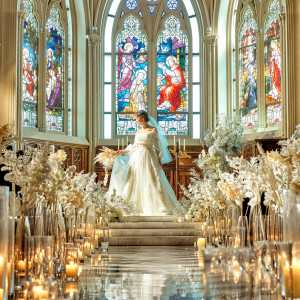 チャペルに映えるオリジナルドレス|ネオス・ミラベルの写真(53506233)