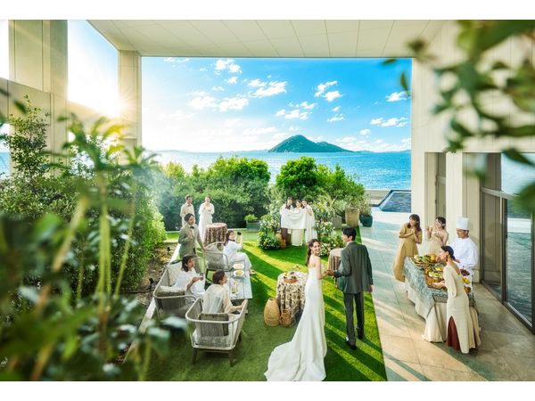 アマンダンカルム(AMANDAN CALM)の海が見えるパーティ会場の写真(3枚目)