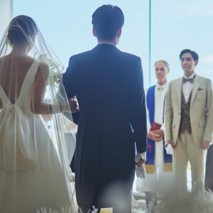 父から新郎へ想いこめた瞬間を心に刻んで|アマンダンカルムの写真(56974523)