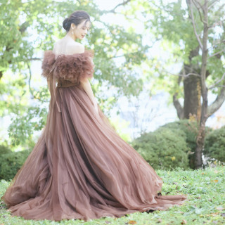 どこにいても自然光が花嫁を一層美しく彩る