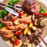 天気の良い日は緑に囲まれたナチュラルな空間でBBQを